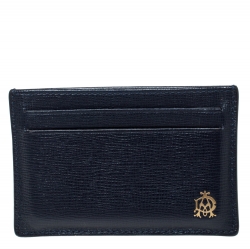 Dunhill Blue Leather Card Holder