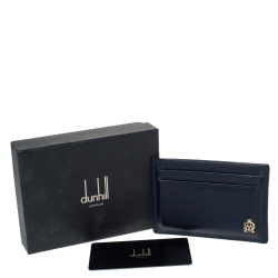 Dunhill Blue Leather Card Holder