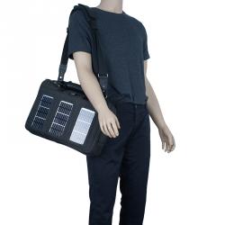 Dunhill Black Nylon Avorities Solar Panel Messenger Bag