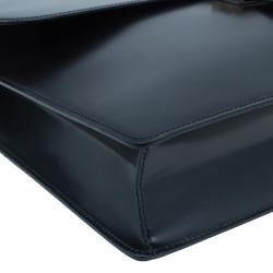 Dunhill Black Leather Confidential Briefcase