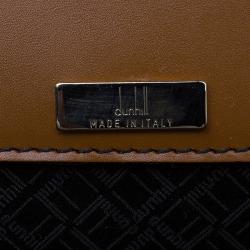 Dunhill Black Leather Confidential Briefcase