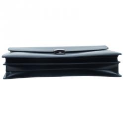 Dunhill Black Leather Confidential Briefcase