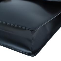 Dunhill Black Leather Confidential Briefcase