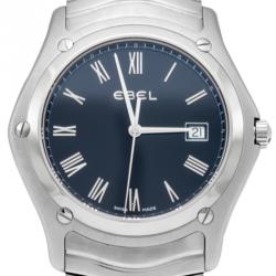 Ebel Wave Black Dial Stainless Steel New Men'S Watch 42MM