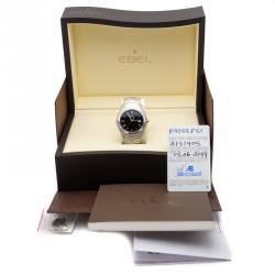 Ebel Wave Black Dial Stainless Steel New Men'S Watch 42MM