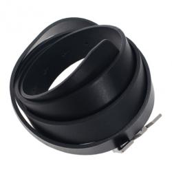 Pre Owned Emporio Armani Black Leather One Size Belt 110CM