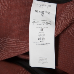 مملوكة مسبقًا Emporio Armani Grey Wool Fingerprint Lined Tailored Blazer L