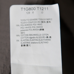 Pre Owned Emporio Armani Grey Textured Double Breasted Blazer XL