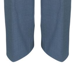 Pre Owned Emporio Armani Grey Formal Men's Trousers M