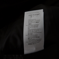 Pre Owned Emporio Armani Black Wool Satin Shawl Lapel Tuxedo Blazer 4XL