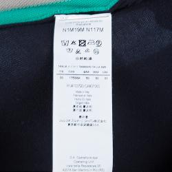 Pre Owned Emporio Armani Color Block V-Neck Sweater M