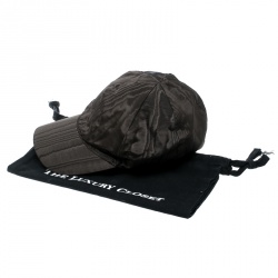 Pre Owned Emporio Armani Dark Brown Baseball Cap M