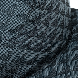 Pre Owned Emporio Armani Slate Grey Monogram Logo Embroidered Baseball Cap M