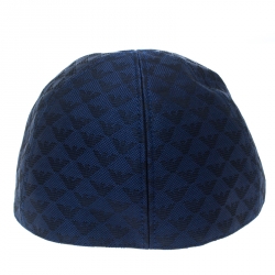 مملوكة مسبقًا قبعة أمبوريو أرماني بيسبول تطريز شعار مونوغرامية زرقاء أليكتريك M