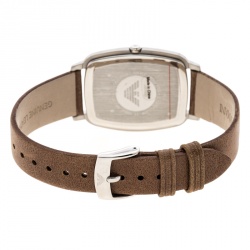 Pre Owned Emporio Armani Bronze Stainless Steel Epsilon AR2489 Men's Wristwatch 33 mm