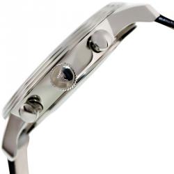 Pre Owned Emporio Armani Grey Stainless Steel AR1615 Men's Wristwatch 46MM