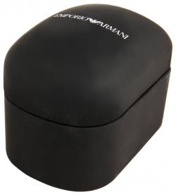 Pre Owned Emporio Armani Black Stainless Steel AR2440 Men's Wristwatch 39MM