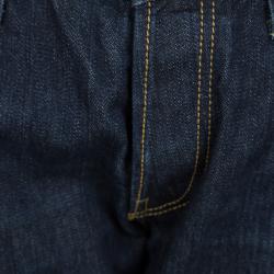 Pre Owned Emporio Armani Jude Indigo Dark Wash Denim Straight Fit Jeans S