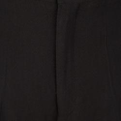 Pre Owned Emporio Armani Brown Textured Knit Regular Fit Suit XXXL