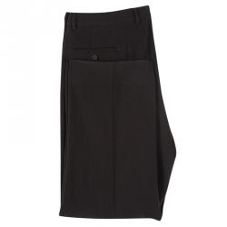 Pre Owned Emporio Armani Brown Textured Knit Regular Fit Suit XXXL