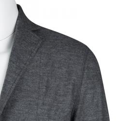 Pre Owned Emporio Armani Grey Wool Jacket M