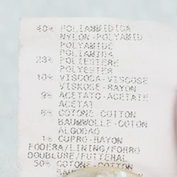 Pre Owned Emporio Armani Gold Tweed Jacket S