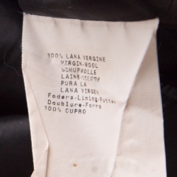 Pre Owned Emporio Armani Brown Pinstriped Wool Josh Line Tailored Blazer 3XL