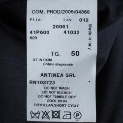 Pre Owned Emporio Armani Charcoal Formal Men's Trousers M