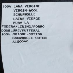 Pre Owned Emporio Armani Charcoal Formal Men's Trousers M