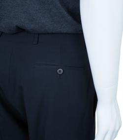 Pre Owned Emporio Armani Black Formal Men's Trousers M