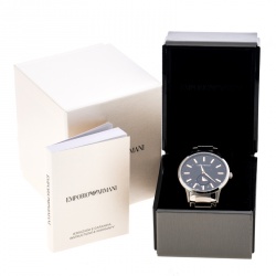 Emporio Armani Black Stainless Steel AR11137 Men's Wristwatch 43 mm