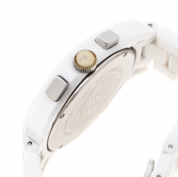 Pre Owned Emporio Armani White Ceramic AR1403 Men's Wristwatch 42MM