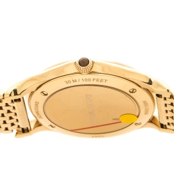 Emporio Armani Bronze Gold Stainless Steel Classic AR2008 Men's Wristwatch 36 mm