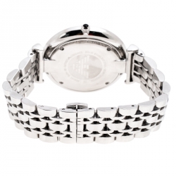 Pre Owned Emporio Armani Black Stainless Steel Retro AR1676 Men's Wristwatch 40 mm