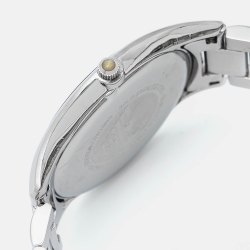 Emporio Armani Silver Stainless Steel AR-2055 Men's Wristwatch 43 mm