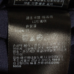 Ermenegildo Zegna Blue Knit Sweater XL
