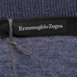 Ermenegildo Zegna Blue Knit Sweater XL