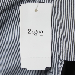 مملوكة مسبقًا Ermenegildo Zegna Brown Wool Slim Fit Trousers L