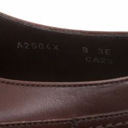 مملوكة مسبقًا Ermenegildo Zegna Brown Leather Lace Up Derby Size 42 