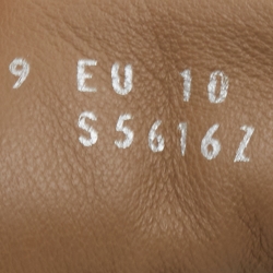 Pre Owned Ermenegildo Zegna Beige Canvas Triple Stitch Slip On Sneakers Size 44