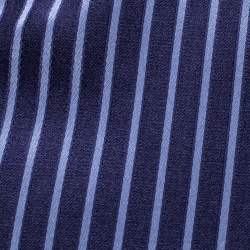 Pre Owned Ermenegildo Zegna Pour Le Secretaire General Navy Blue Diagonal Striped Silk Tie