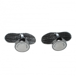 Ermengildo Zegna 3D Sneaker Gunmetal Tone Cufflinks