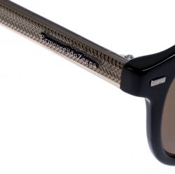 Ermenegildo Zegna Black EZ 0005-F Polarized Wayfarer Sunglasses