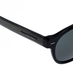 Ermenegildo Zegna Black EZ 0029 Round Sunglasses