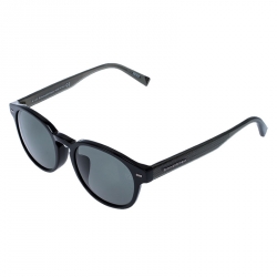 Ermenegildo Zegna Black EZ 0029 Round Sunglasses