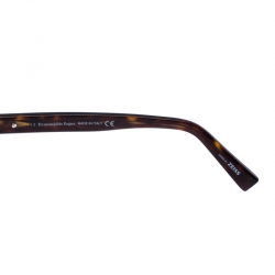 Ermenegildo Zegna Brown EZ 000152J Tortoise Shell Square Sunglasses