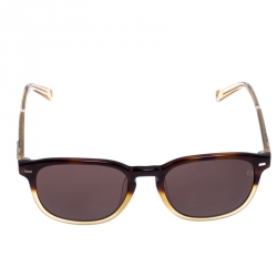 Ermenegildo Zegna Brown/Beige EZ 0005F Square Sunglasses