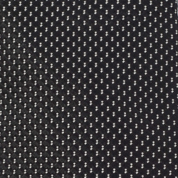 Pre Owned Ermenegildo Zegna Black Jacquard Silk Tie