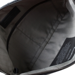 Pre Owned Ermenegildo Zegna Black Leather Pelletessuta Pouch