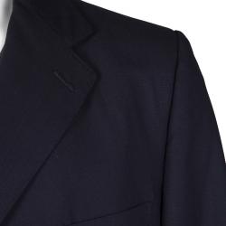 Pre Owned Ermenegildo Zegna Navy Blue Wool High Performance Blazer 6XL